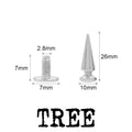DIY Tree Spikes Screw Stud Collection