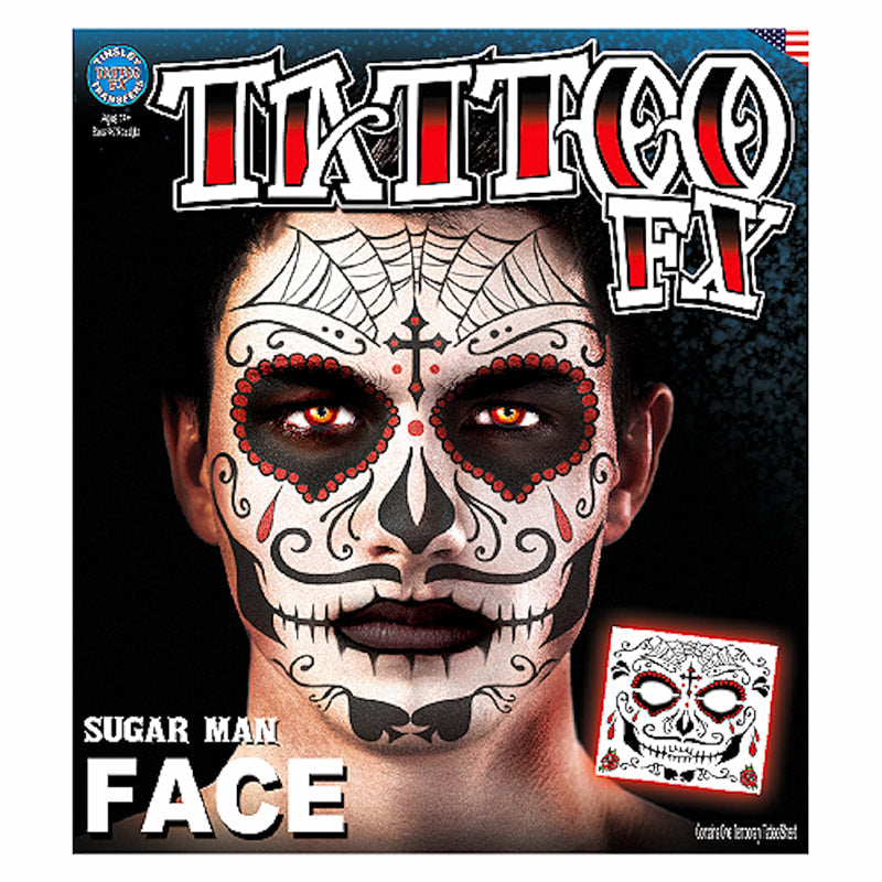 Make-up Tattoo Sugar Skull Gothic