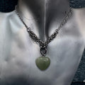 Gem's Gamble Adventurine Heart Necklace