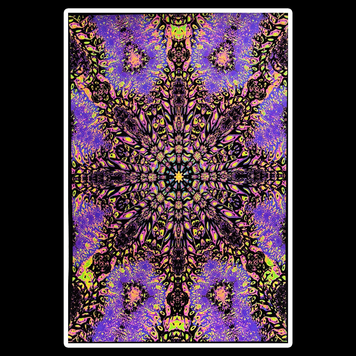 Mind Melt Blacklight Poster 195