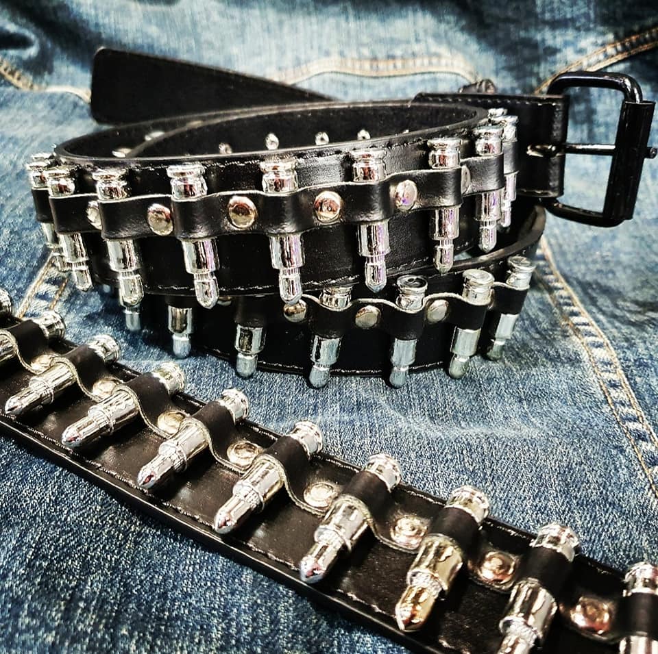 Terrorizer Premium Leather Bullet Belt