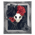Devotions Tale Cat Skull Faux Curiosity Frame