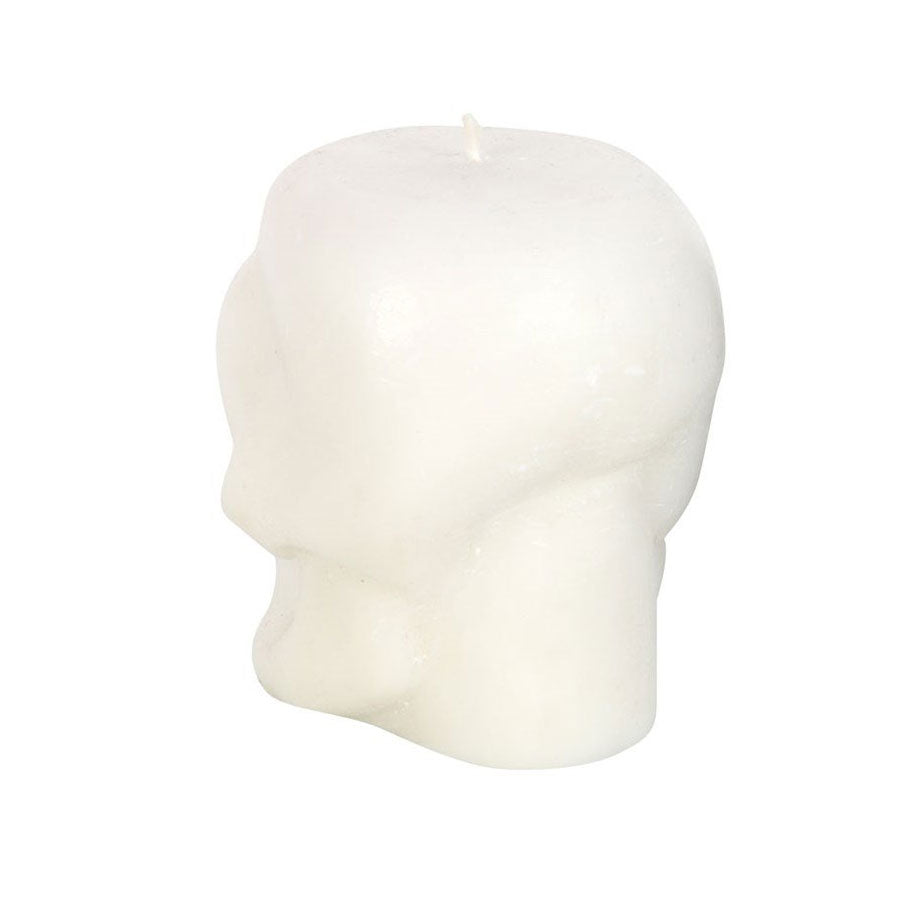Dark Matter Ivory Skull Candle
