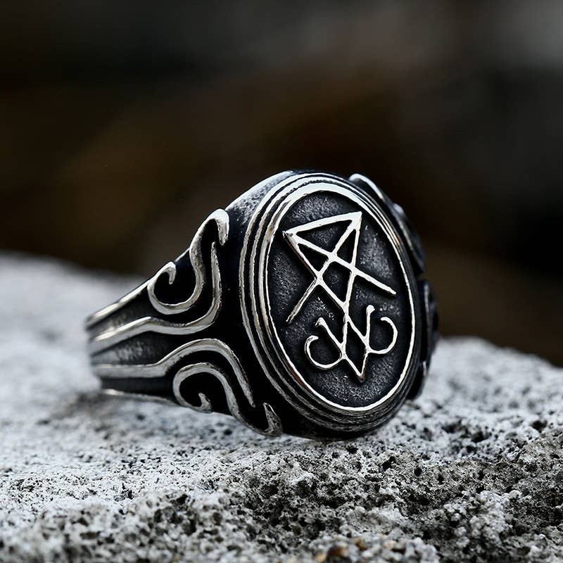 Sigil of Lucifer Signet Ring
