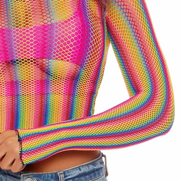 Say it Proud Fishnet Top