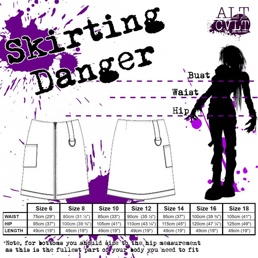 Skirting Danger Spike Skirt
