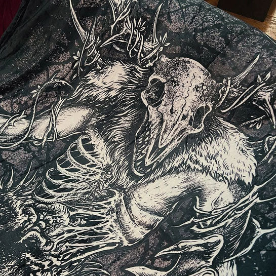 Wendigo Throw Blanket