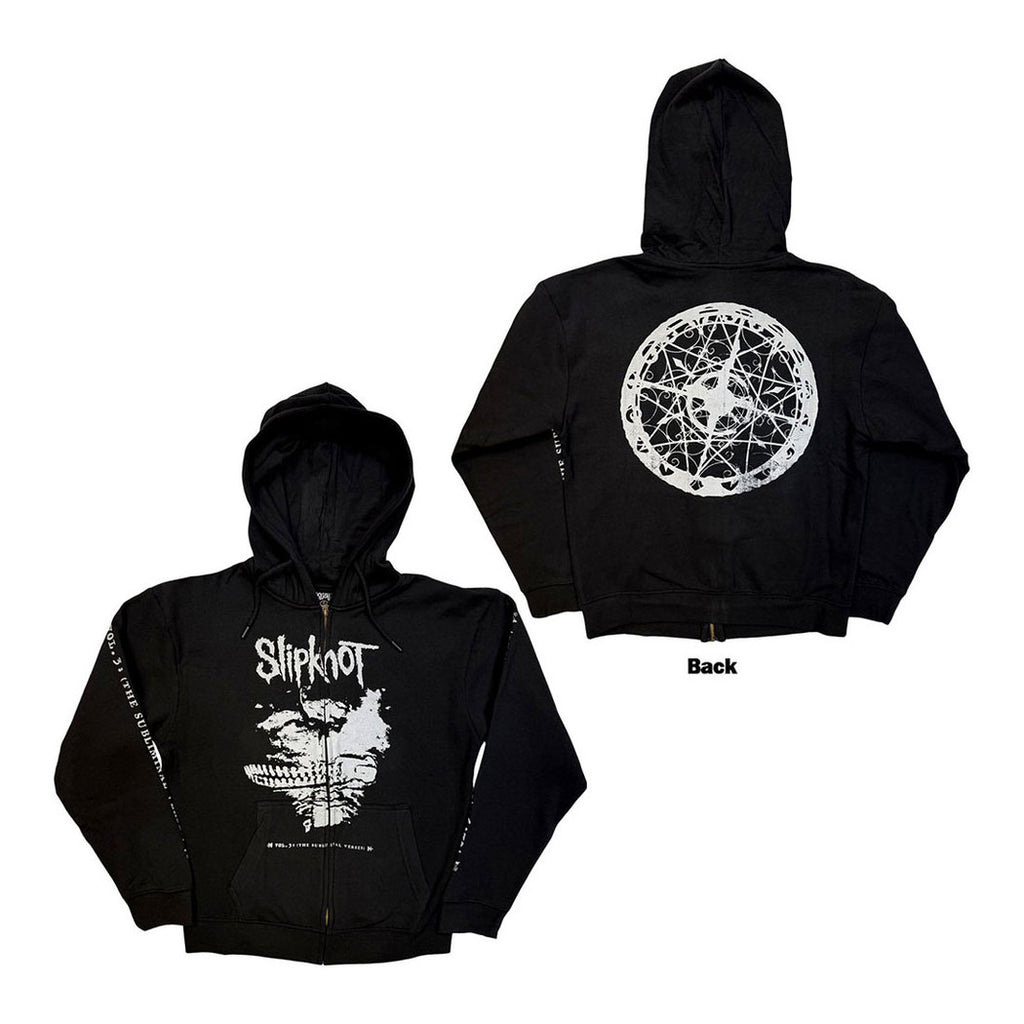 SLIPKNOT Subliminal Verses Zip Front Hood (Backprint)