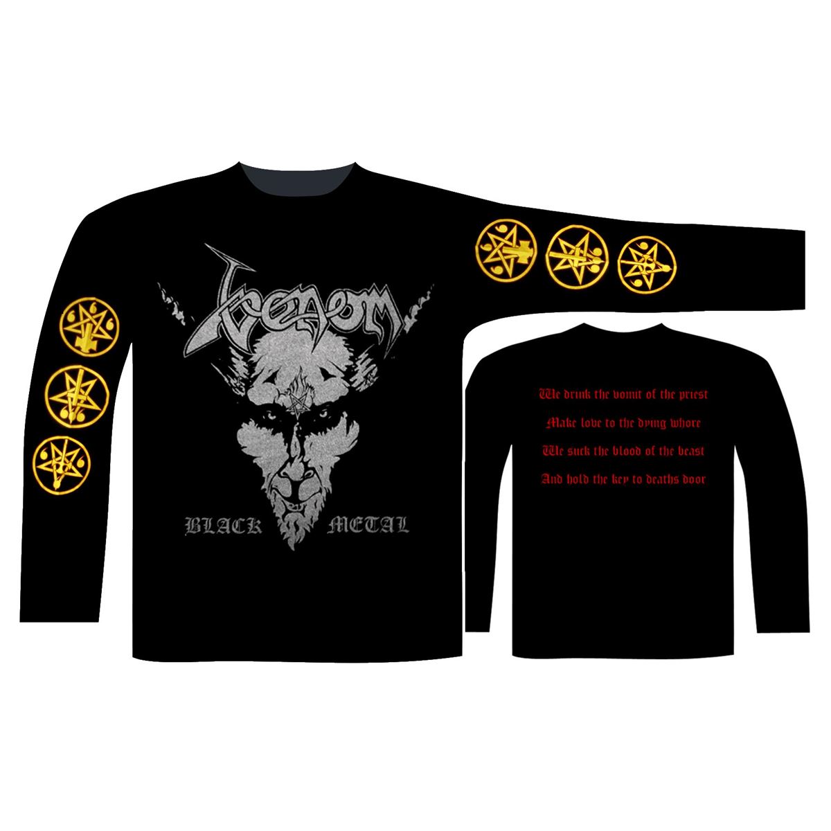 VENOM Black Metal Long Sleeve Tee