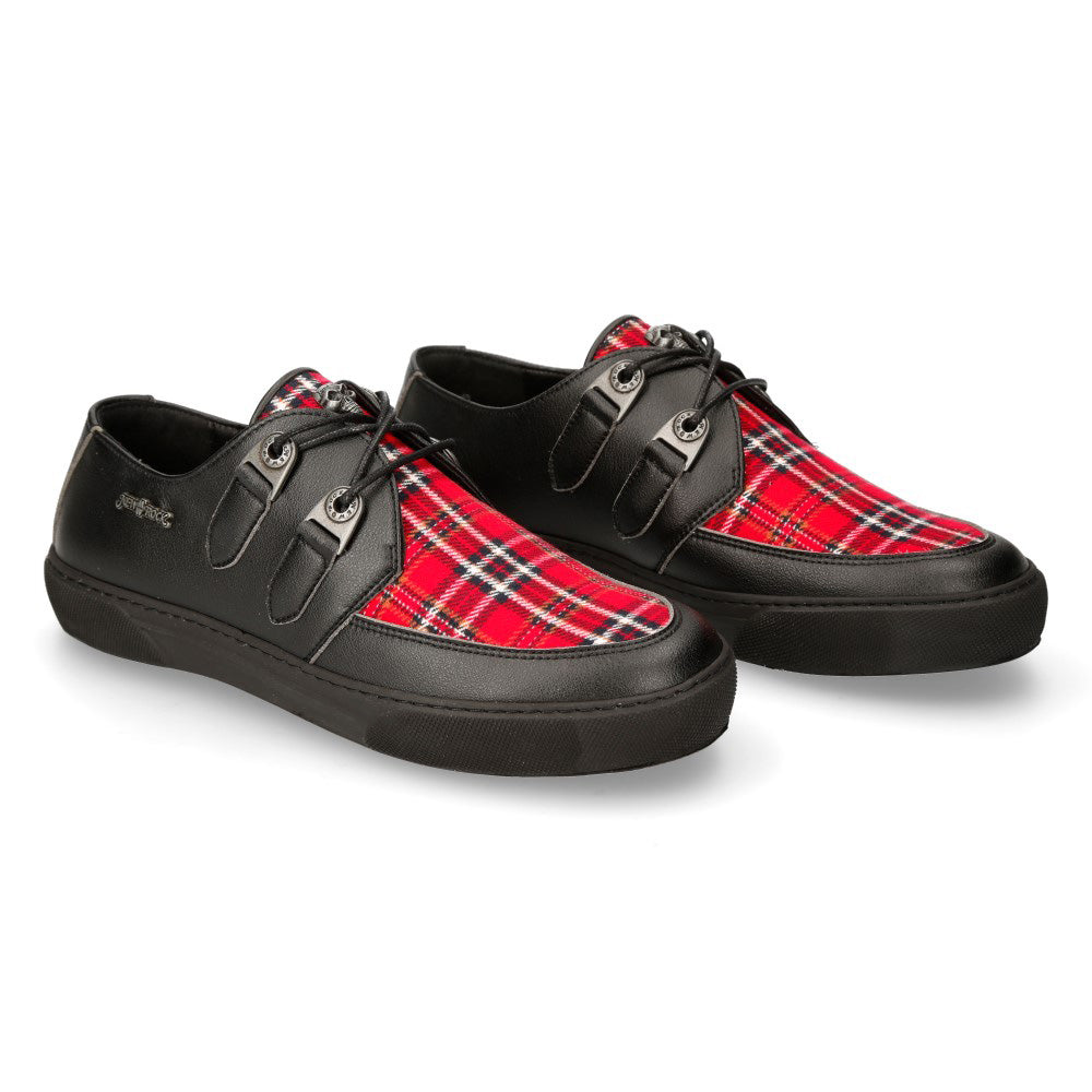 Rebel Tartan Shoes New Rock