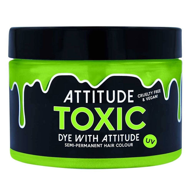 Toxic UV Green Attitude Hair Dye