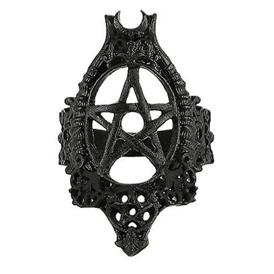 Black Pentagram Ring