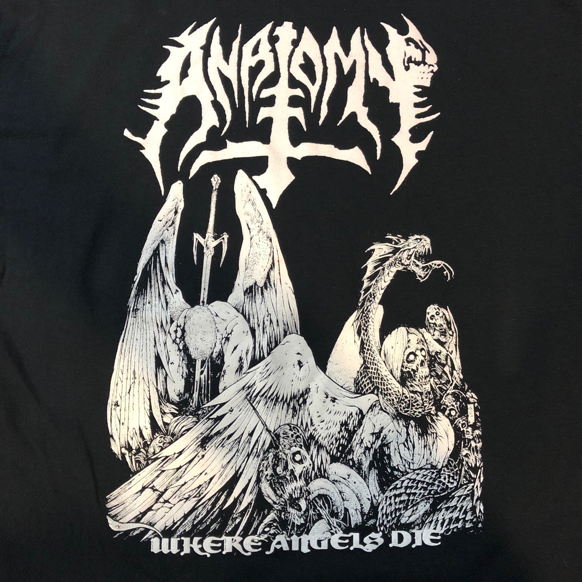 ANATOMY Where Angels Die Tee sz Large