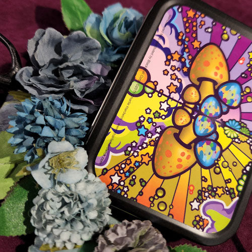 Mushroom Art Trinket Tin