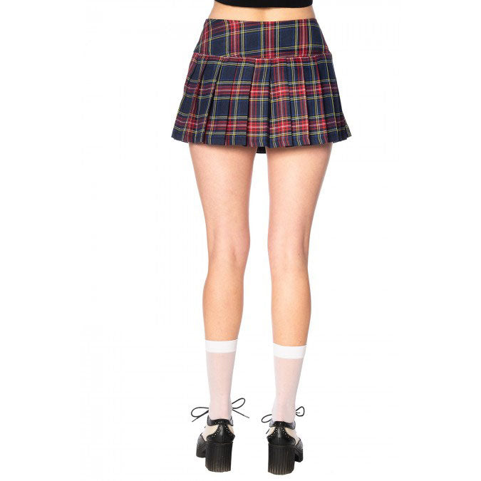 Dark Doll Midnight Tartan Mini Skirt