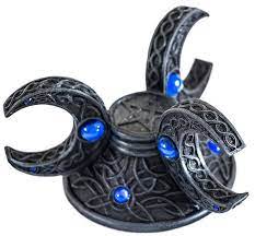 Triple Moon Crystal Ball Holder