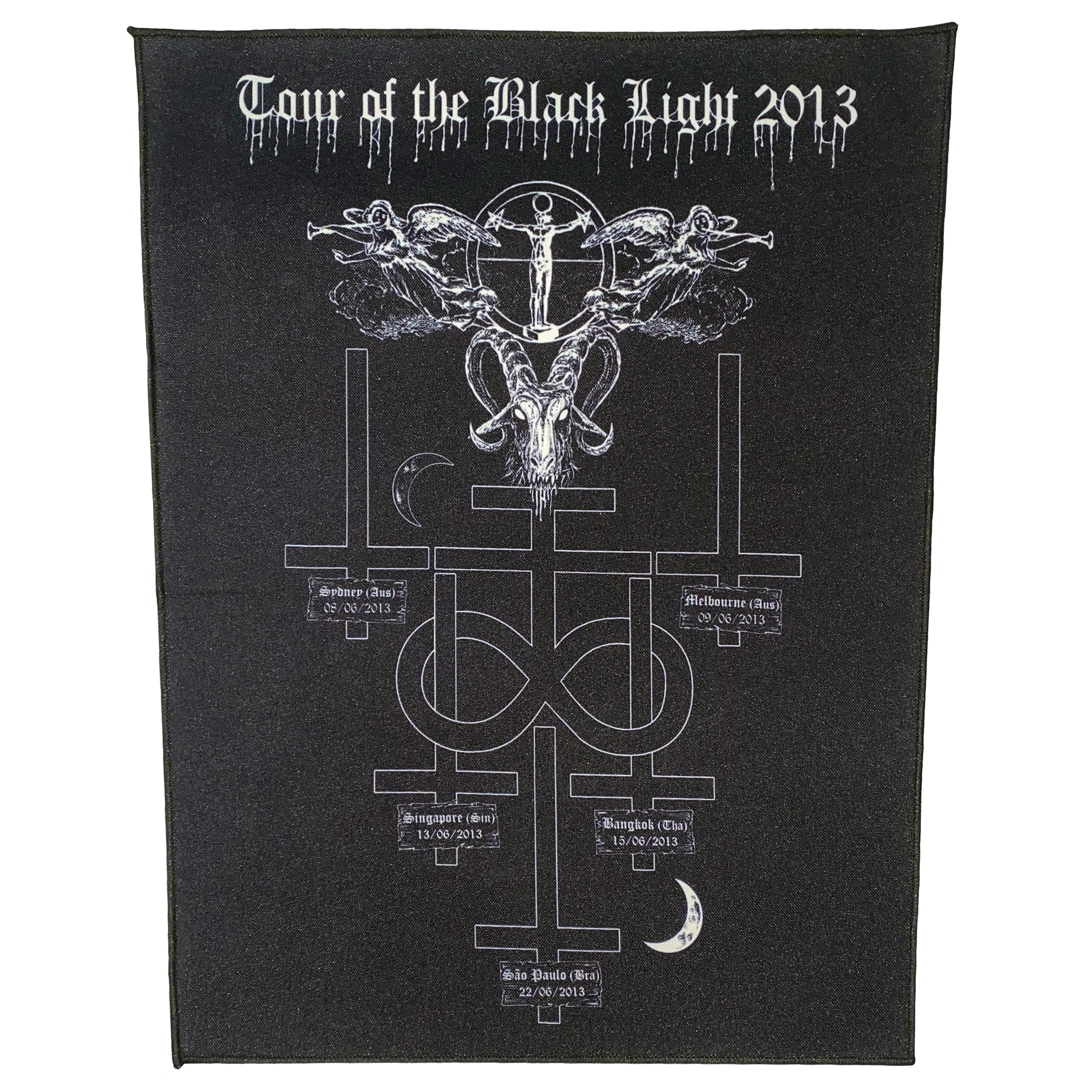 ARCHGOAT Black Light Tour Back Patch