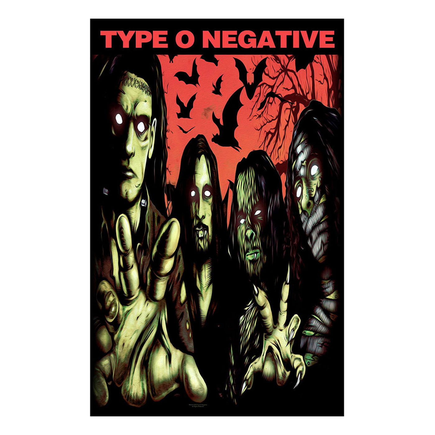 TYPE O NEGATIVE Halloween Wall Flag