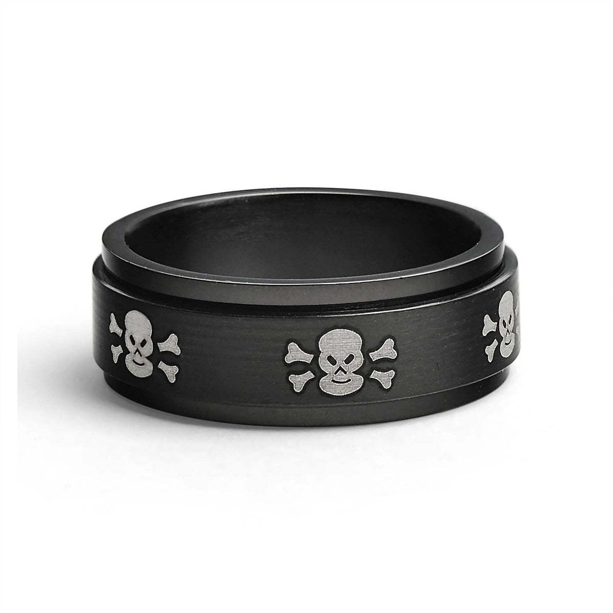 Perilous Skull Spinner Ring