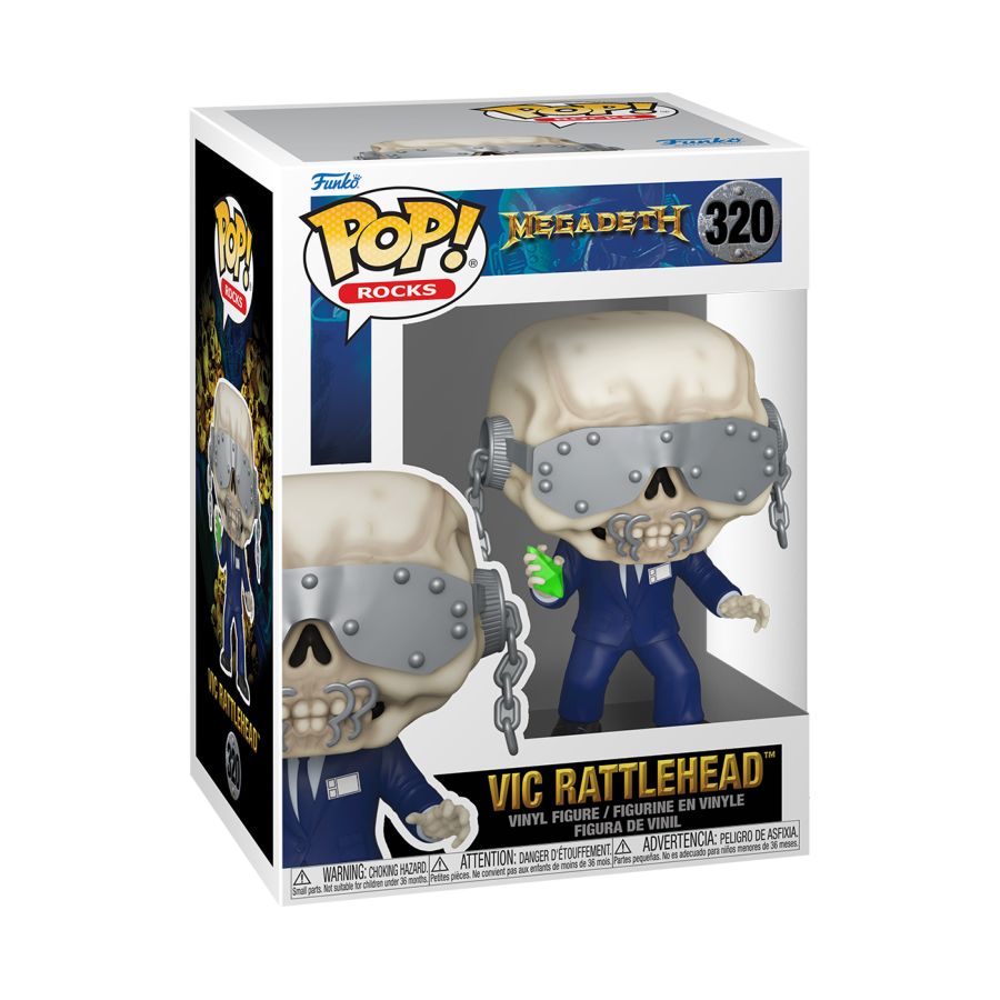 MEGADETH Vic Rattlehead POP!