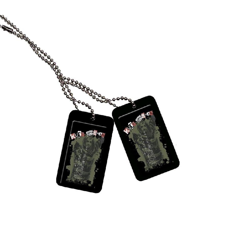 NIRVANA Kurt Cobain - Dog Tags Necklace (Teen Spirit)