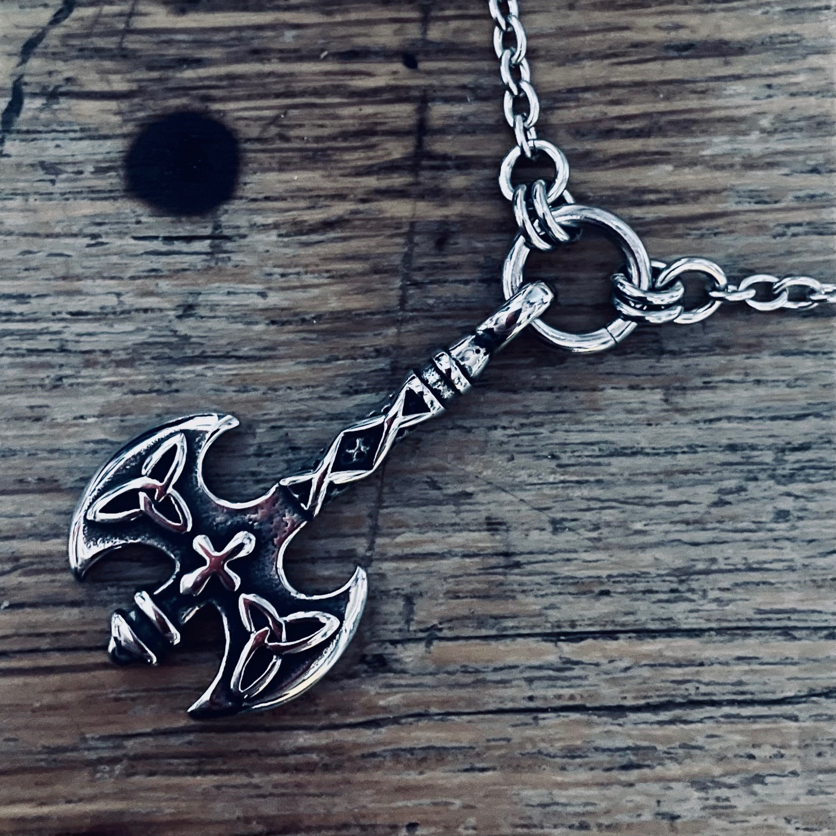 Barbarians Axe Wielder Necklace