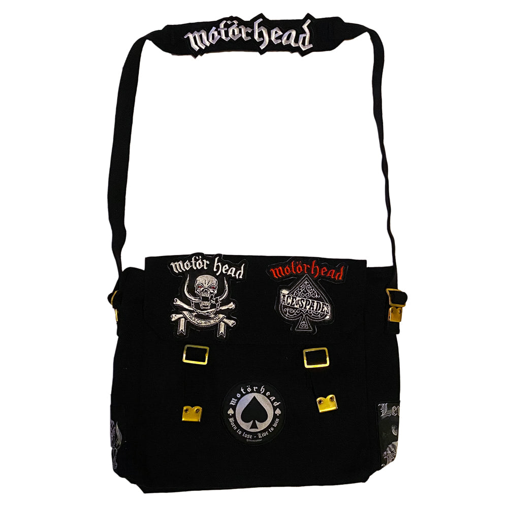 MOTORHEAD Battle Patch Canvas Satchel Bag