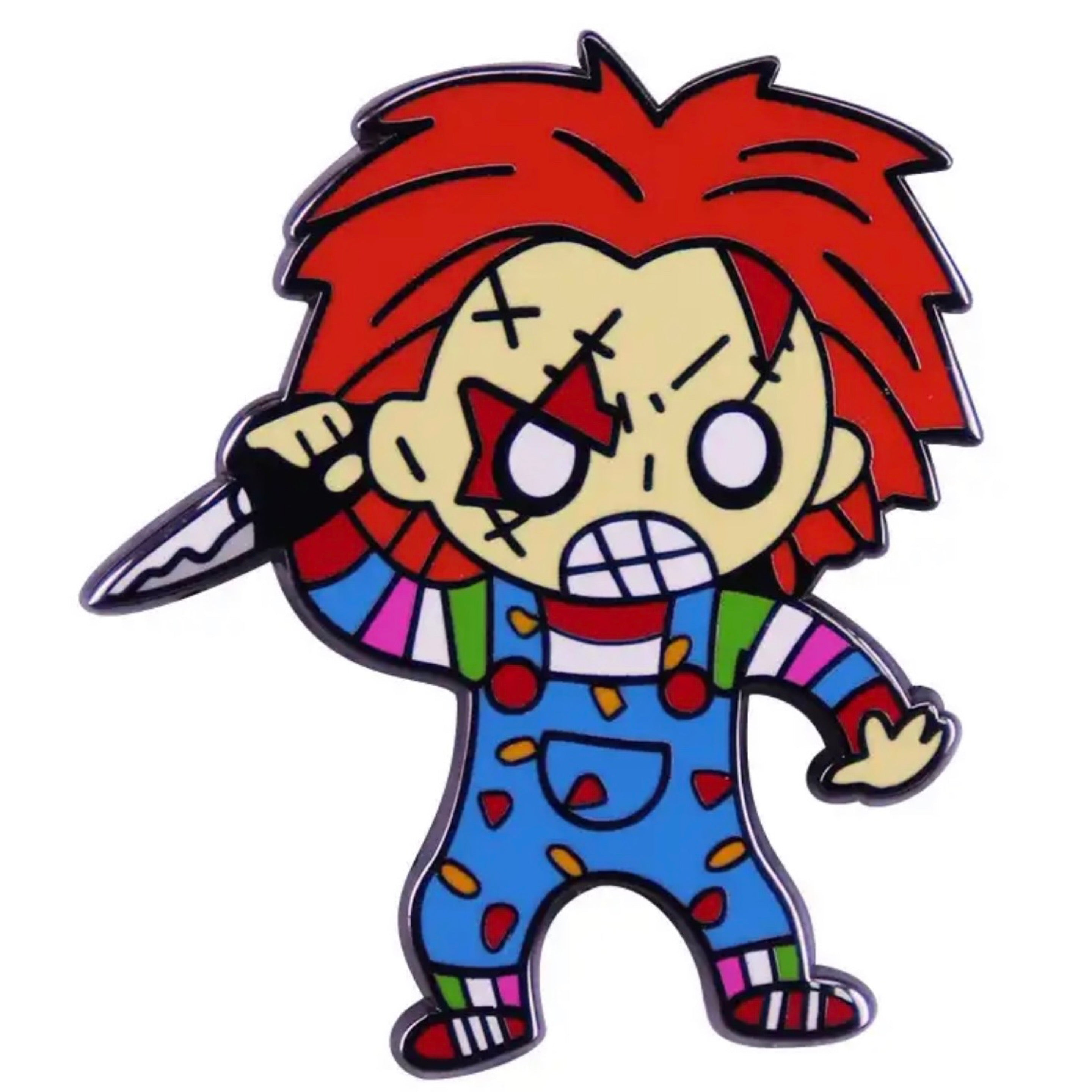 Chucky Rage Enamel Pin