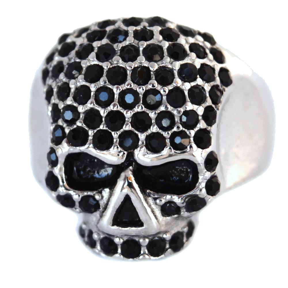 Criss Black Diamond Ring Stainless Steel