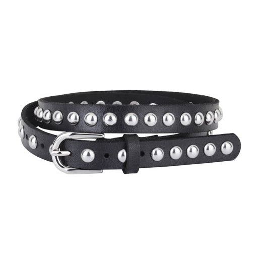 Slow Drive Studded Leather Belt