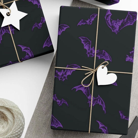 Nocturnal Bats Wrapping Paper