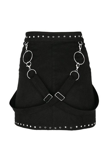 Per-SUEDE-ed Stud Skirt