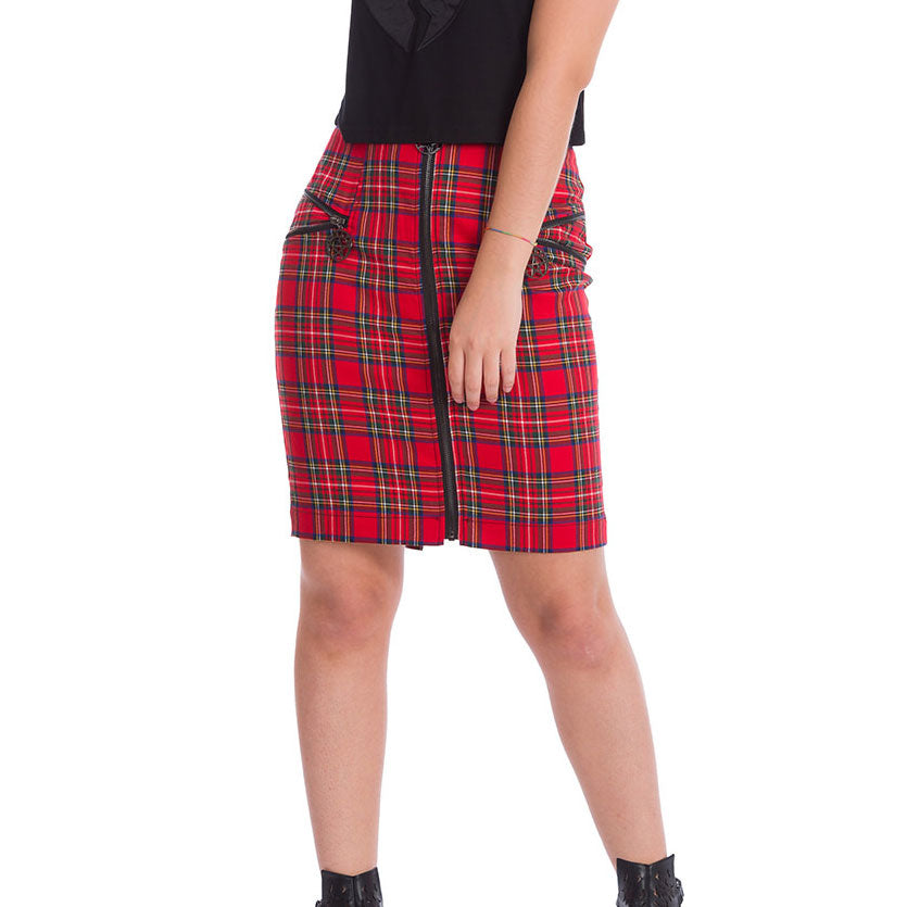 Rebel Yell Tartan Skirt