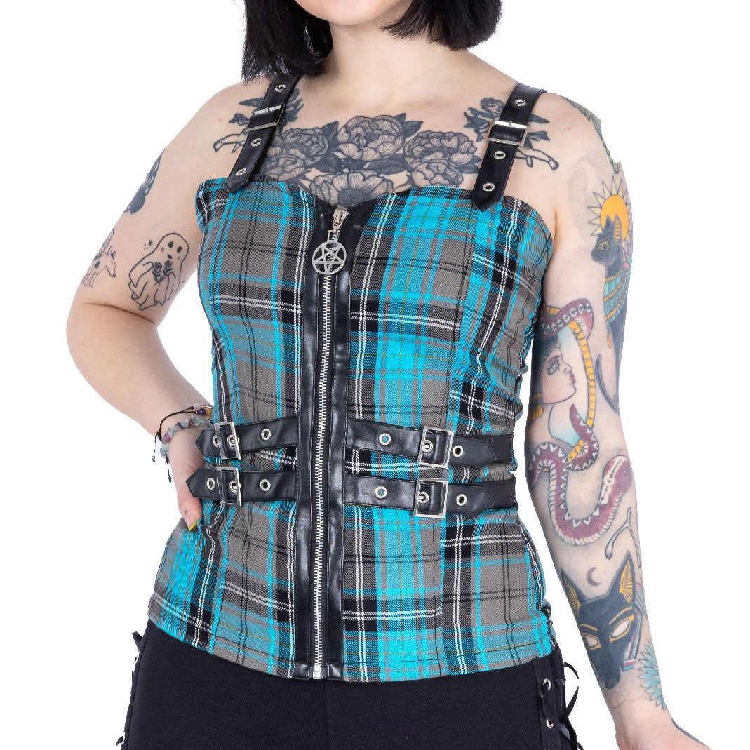 Calliope Tartan Top