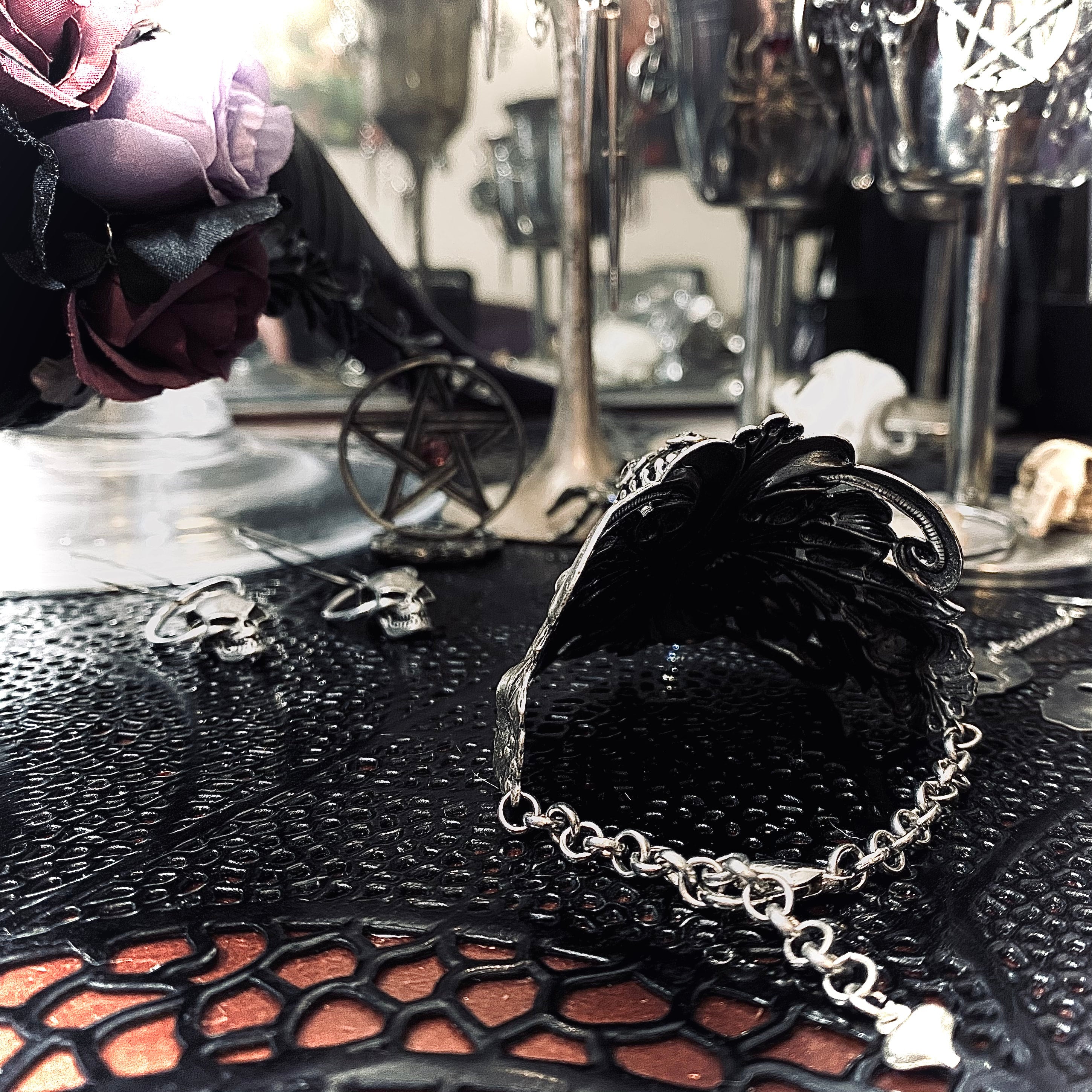 Dragons Breath Filigree Wrist Cuff