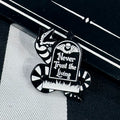 Never Trust the Living Enamel Pin