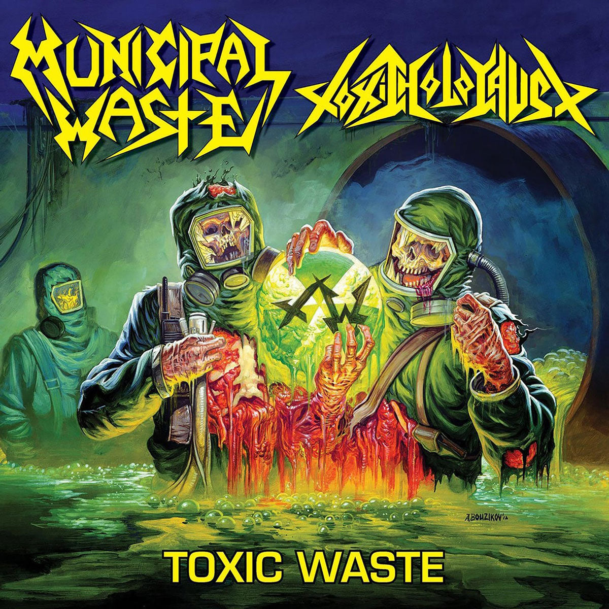 MUNICIPAL WASTE / TOXIC HOLOCAUST Toxic Waste Vinyl LP