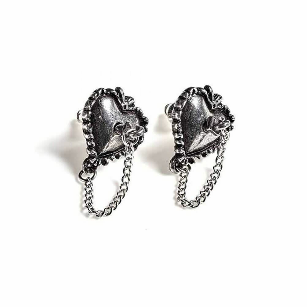 Witches Heart Earrings