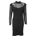 Gothic Elegance Lace Bodycon Dress