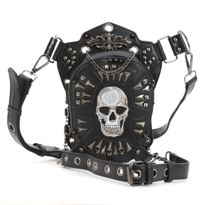 Convertible Skull Design Holster Bag