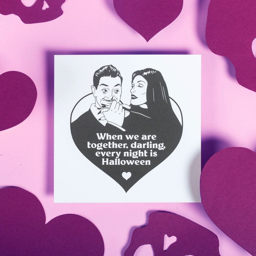 Every Night Is Halloween Blank Card