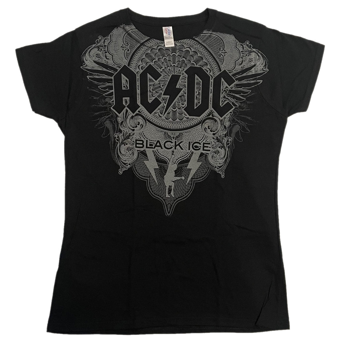AC/DC Black Ice Fitted Tee