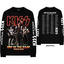 KISS End Of The Road Tour Long Sleeve Tee