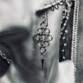 Armour Diamond Shield Earrings