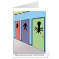 Sci-Fi Bathrooms - Blank Card