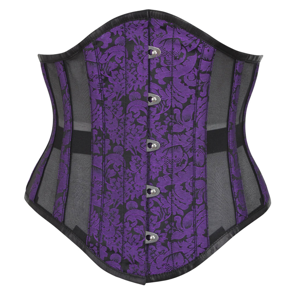 Violet Visions Underbust Mesh Corset