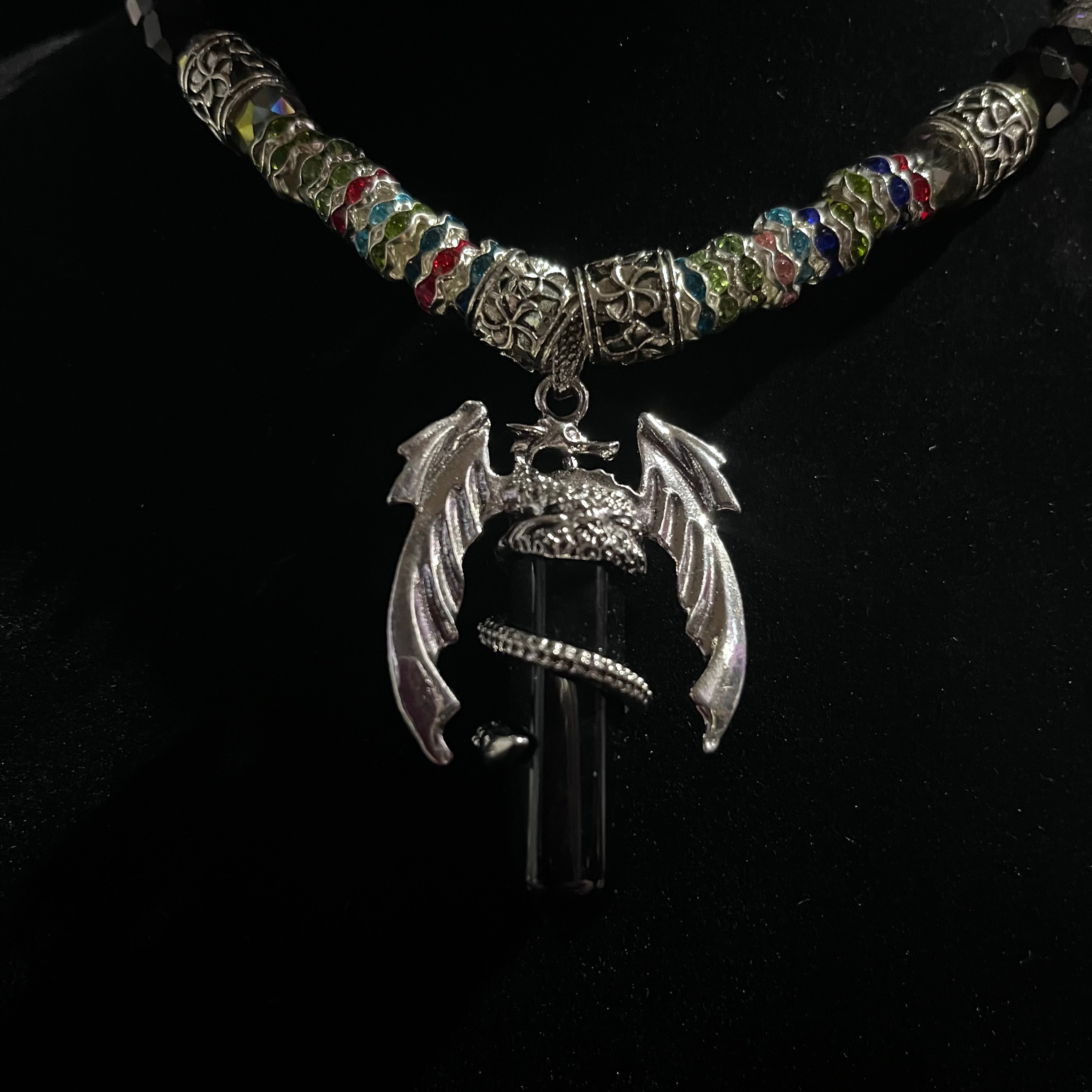 Dragons Lure Cross Necklace