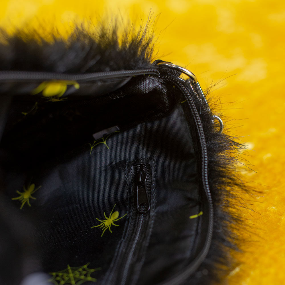 Hell Spike Faux Fur Handbag