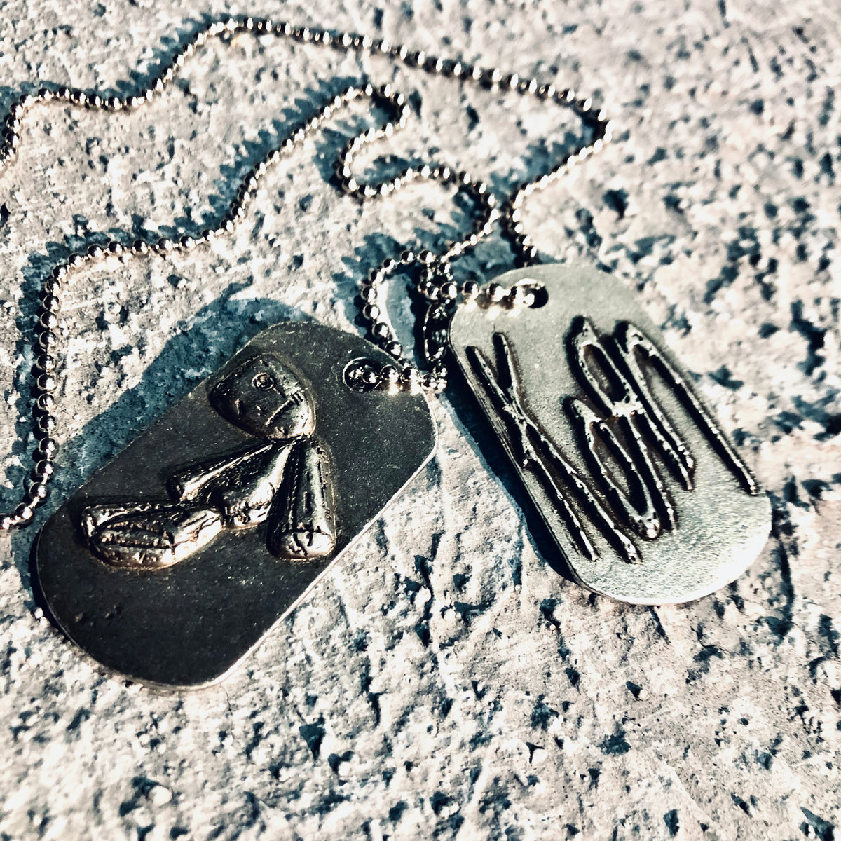 KORN Dog Tags Necklace