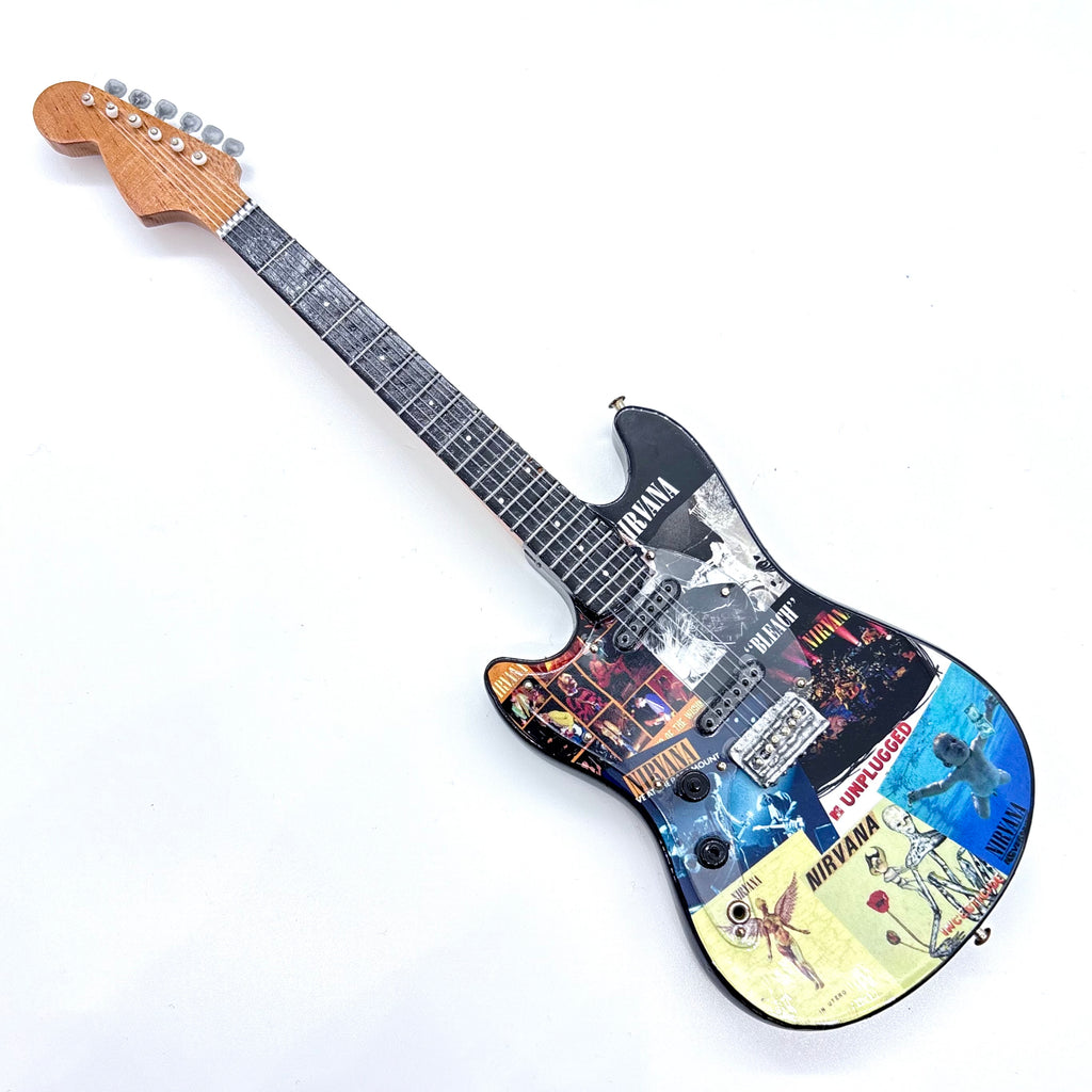 Nirvana Discography Mini Replica Guitar